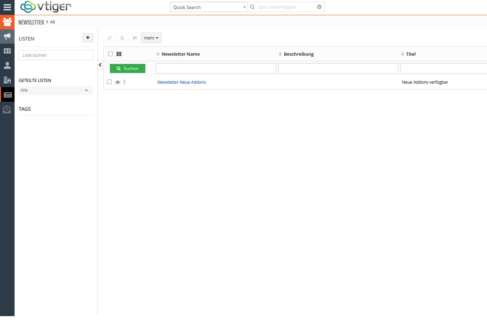vtiger-newsletter-oberflaeche-1