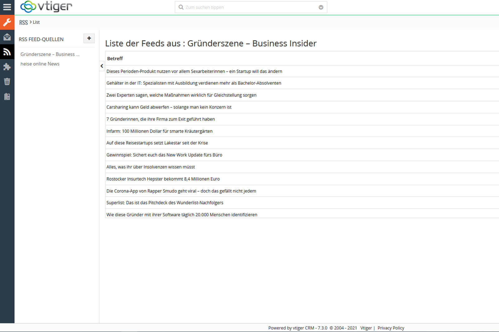 vtiger-rss-oberflaeche-1